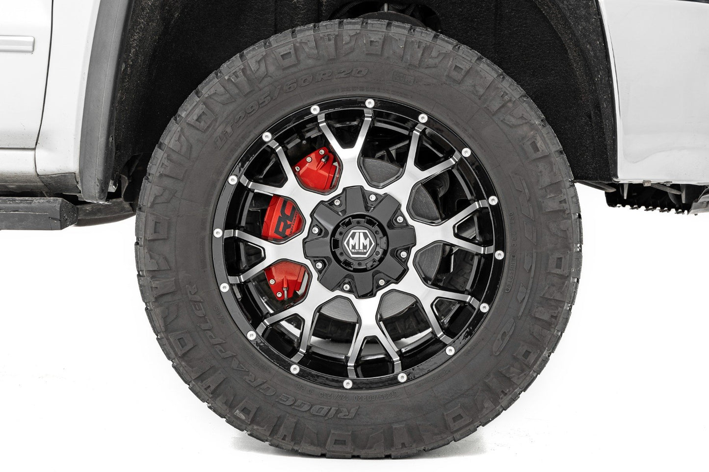 Caliper Covers | Front and Rear | Red | Chevy/GMC Sierra/Silverado 1500 (19-25)