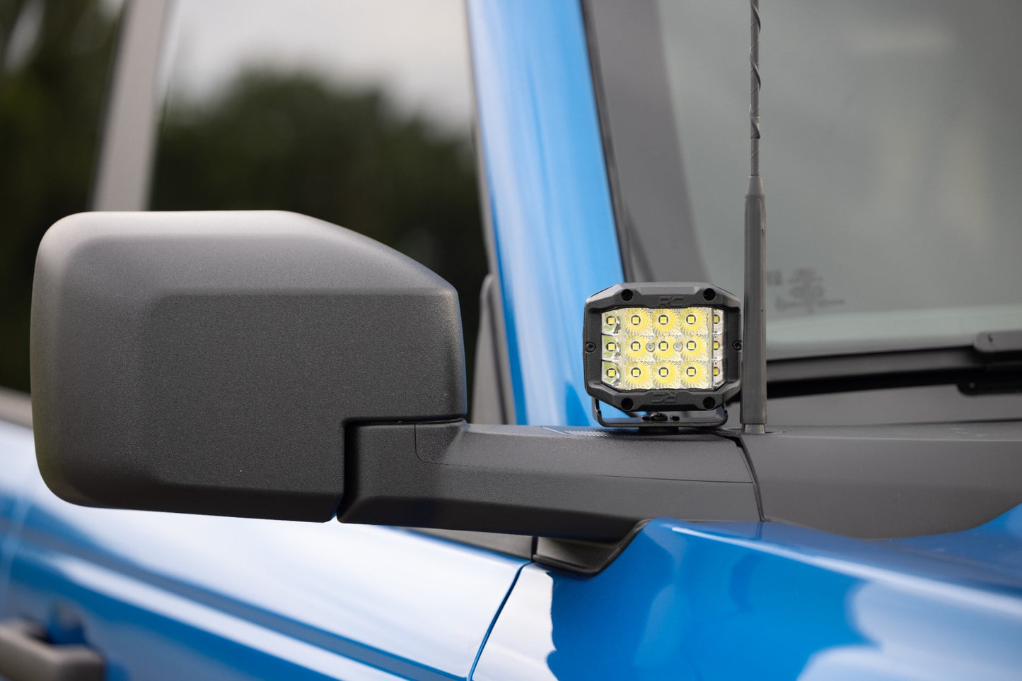 LED Light Kit | Ditch Mount | 2" Chrome Pair | Wide | Ford Bronco 4WD (21-25)