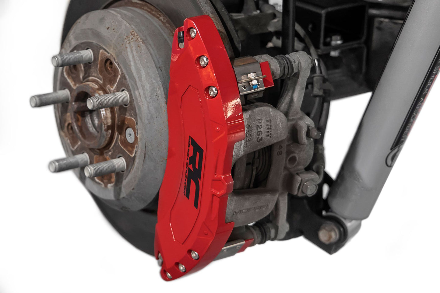 Caliper Covers | Rear | Red | Non-Sport | Jeep Wrangler JL (21-24)/Wrangler Unlimited (18-25)
