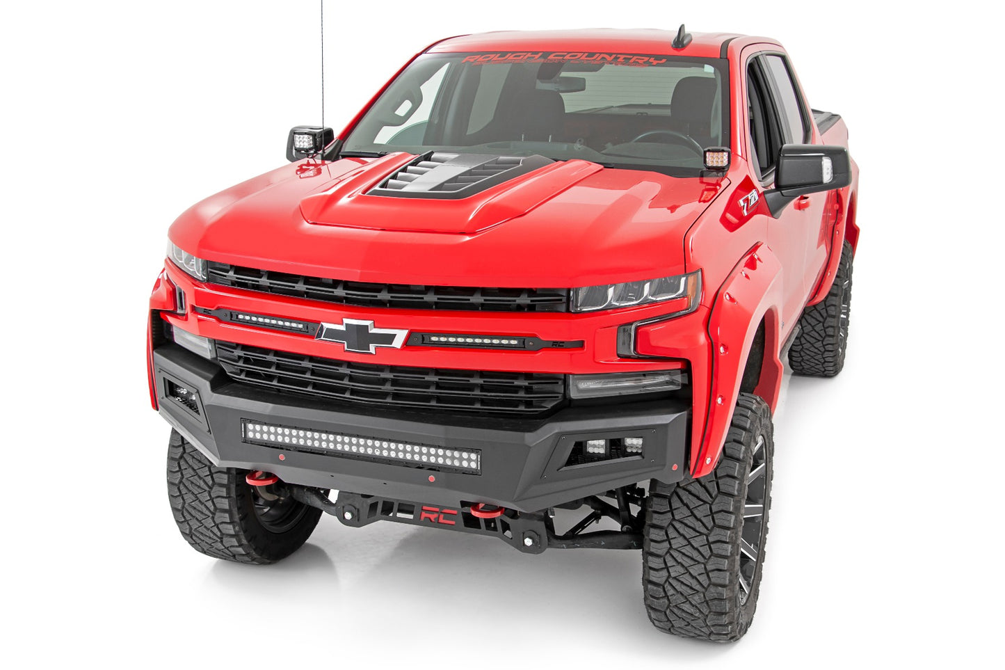 LED Light Kit | Ditch Mount | 3" OSRAM | Wide | Chevy Silverado 1500 (19-24)
