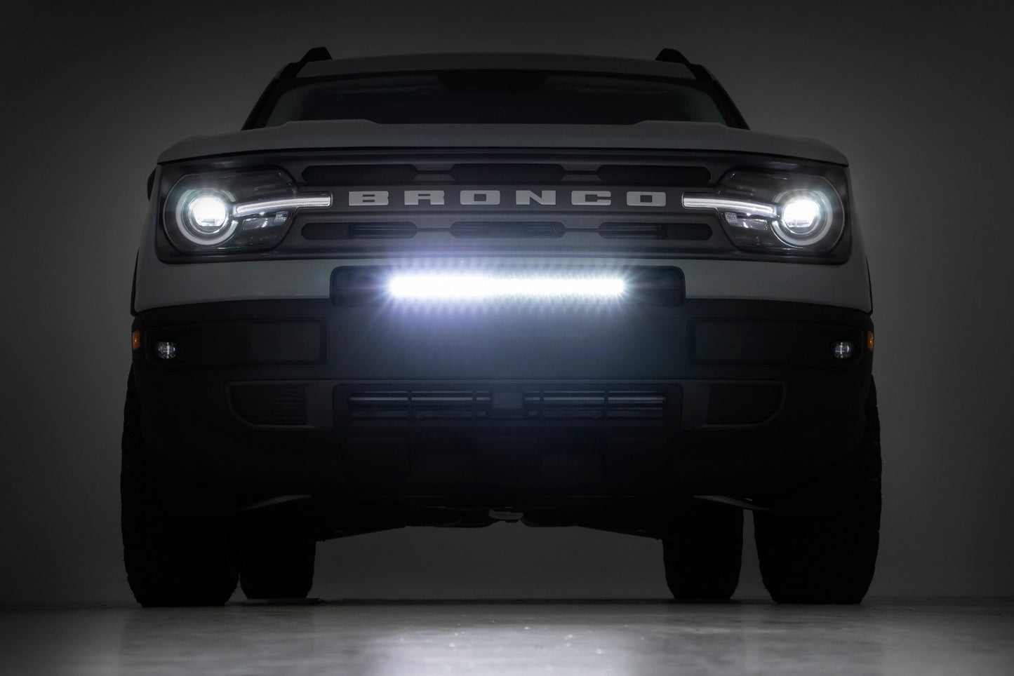 20 Inch Black Series LED Light Bar | Single Row | Amber DRL