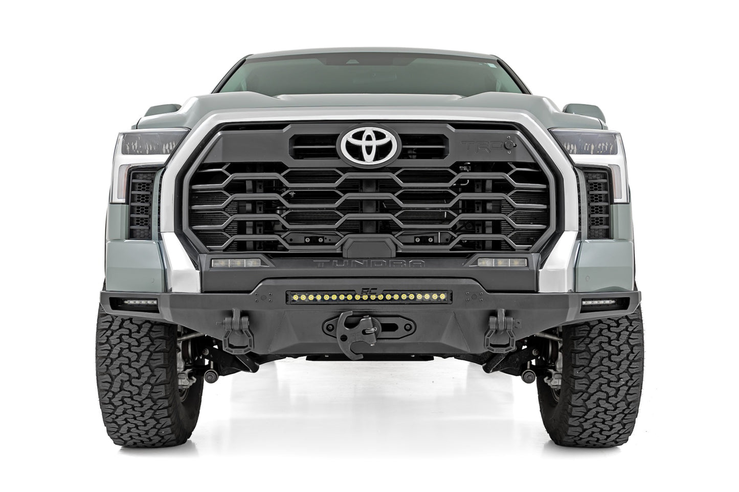 Hybrid Front Bumper | 12000S | Blk LED w/ Amber DRL | Toyota Tundra (22-25)