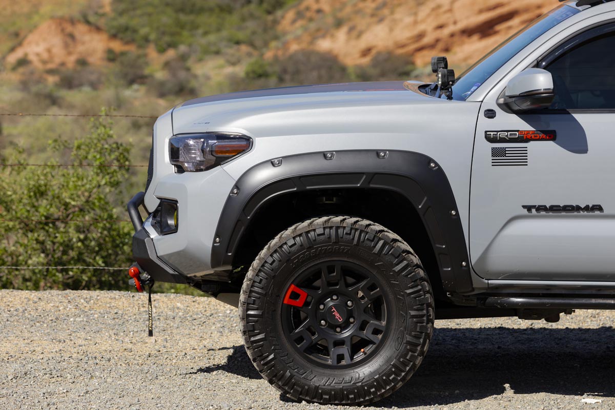 Fender Flares | Defender | 8W2 Cavalry Blue | Toyota Tacoma 2WD/4WD (16-23)