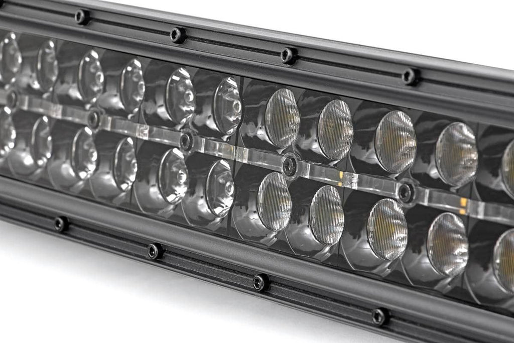 20 Inch Black Series LED Light Bar | Dual Row | Amber DRL
