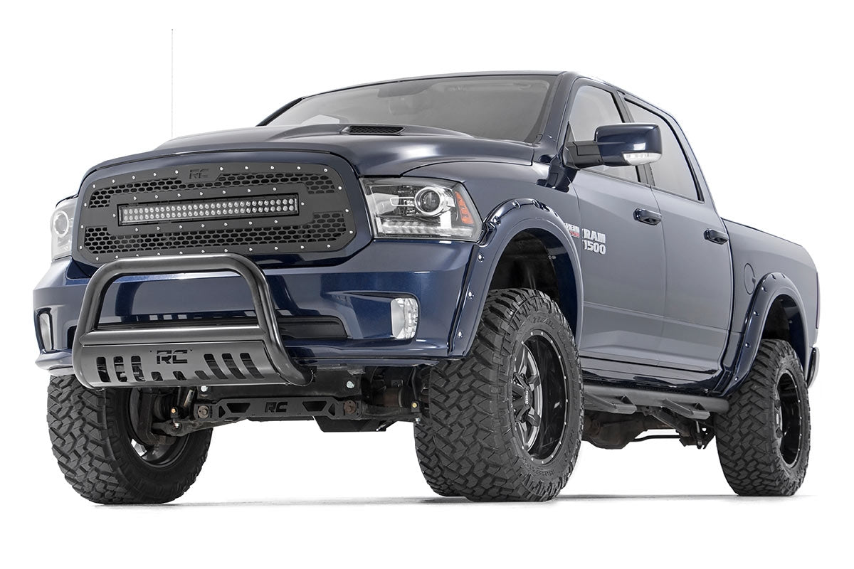 Mesh Grille | 30" Dual Row LED | Black | Amber DRL | Ram 1500 2WD/4WD (13-18 & Classic)