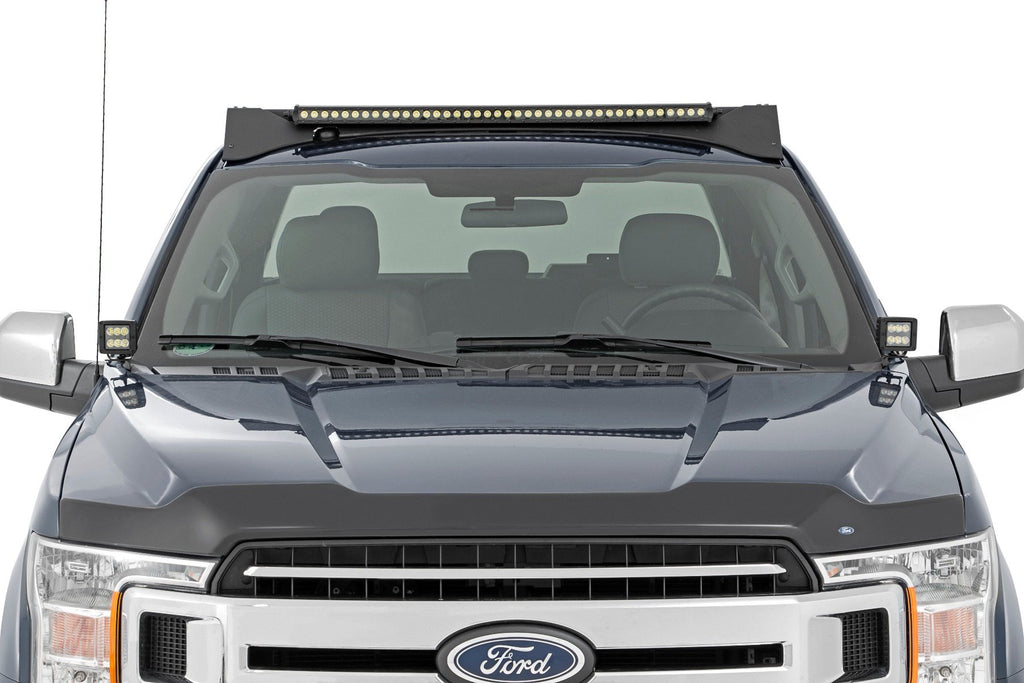 LED Light Kit | Ditch Mount | 2" Black Pair | Flood | Ford F-150 (15-25)/F-150 Lightning (22-25) 