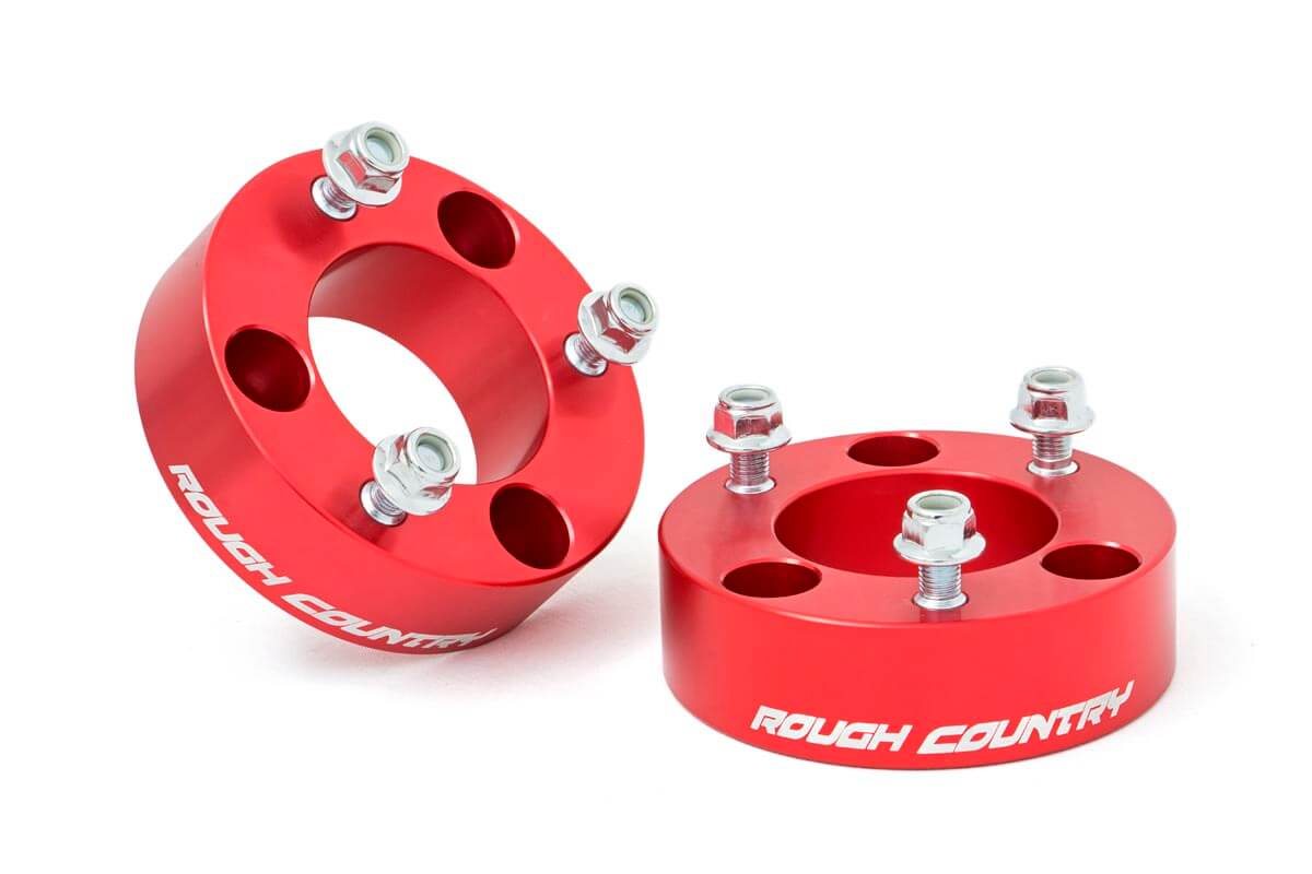 2.5 Inch Leveling Kit | Red Spacers | Nissan Frontier (05-25)/Xterra (05-15) 
