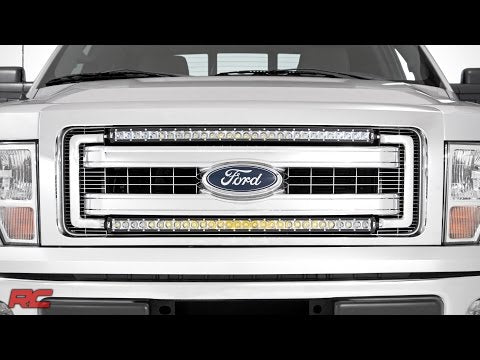 LED Light Kit | Grille Mount | Dual 30" Black Single Row | Ford F-150 (09-14) - Video