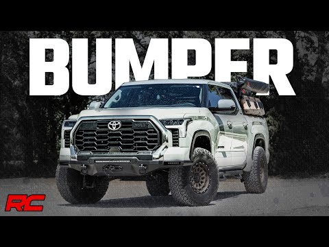 Hybrid Front Bumper | 12000S | Blk LED w/ Amber DRL | Toyota Tundra (22-25) - Video