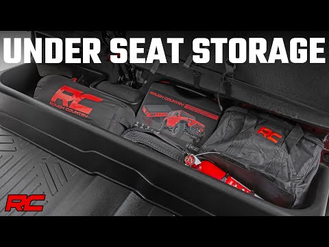Under Seat Storage with Locking Lid | Crew Cab | Chevy/GMC 1500/2500HD/3500HD (19-25 & Classic) - Video