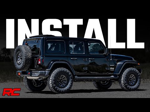 2.5 Inch Lift Kit | Coils | Jeep Wrangler Unlimited 4WD (2018-2023) - Video