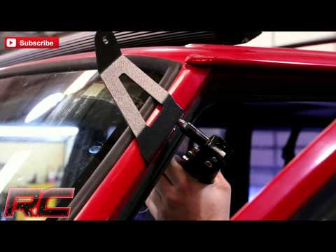 LED Light Kit | Windshield Mount | 50" BLK Dual Row | White DRL | Jeep Cherokee XJ (84-01) - Video