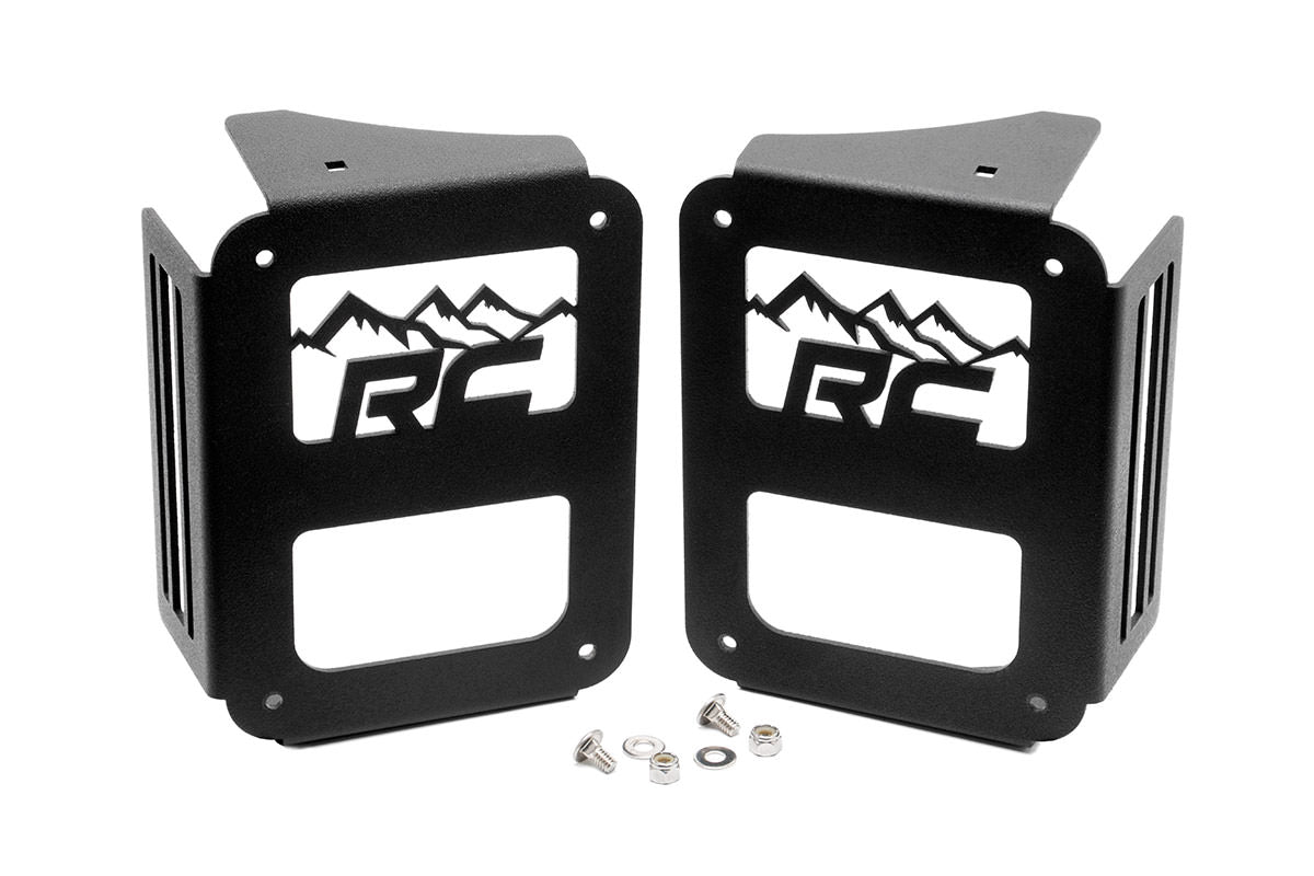 JEEP TAIL LIGHT COVERS | MOUNTAINS (07-18 WRANGLER JK)